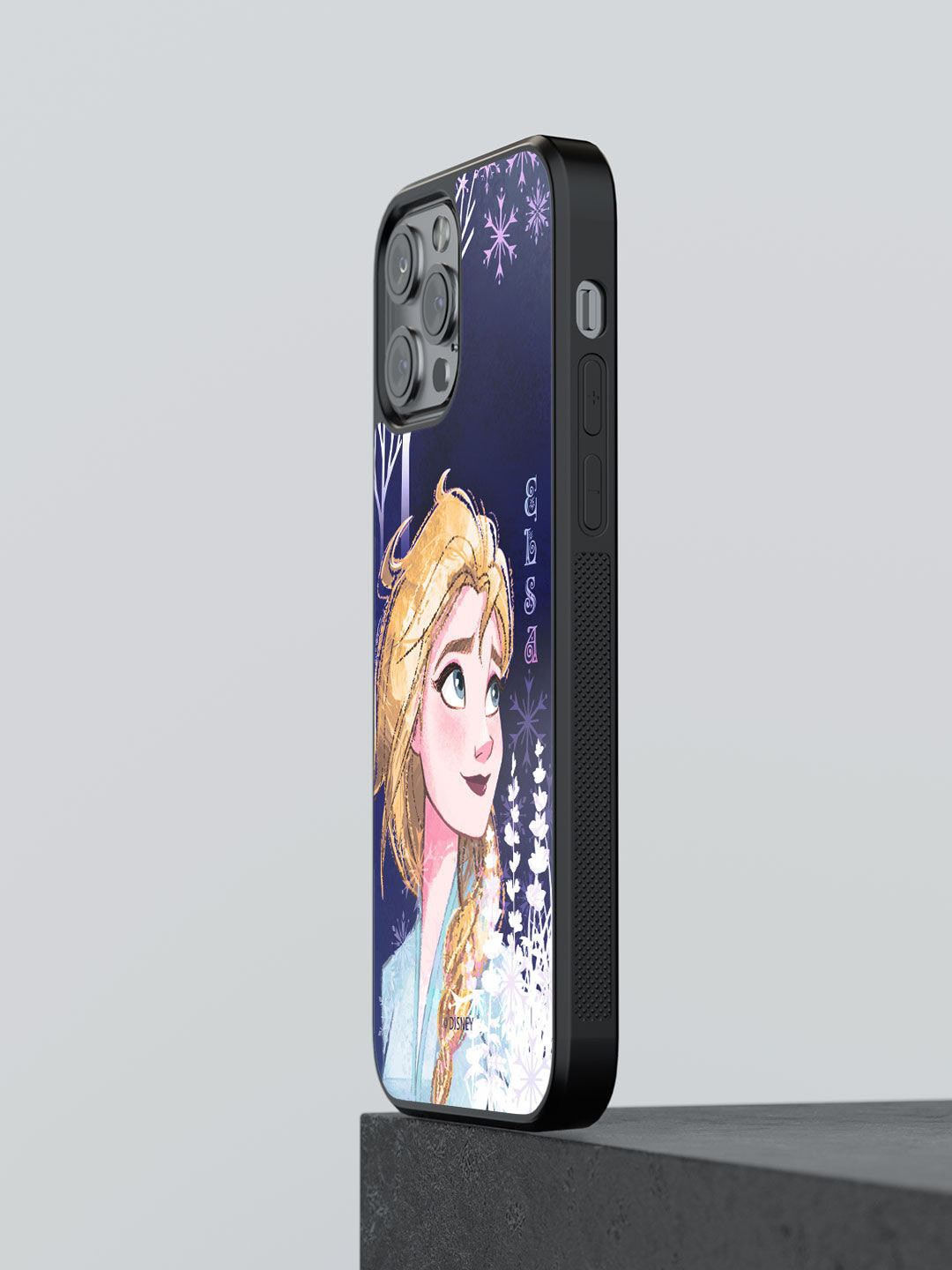 

macmerise Blue Elsa Printed iPhone 13 Pro Max Bumper Phone Back Case