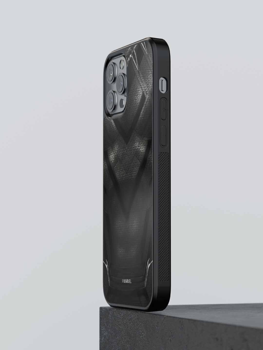 

macmerise Black Printed Design iPhone 13 Pro Max Bumper Back Case