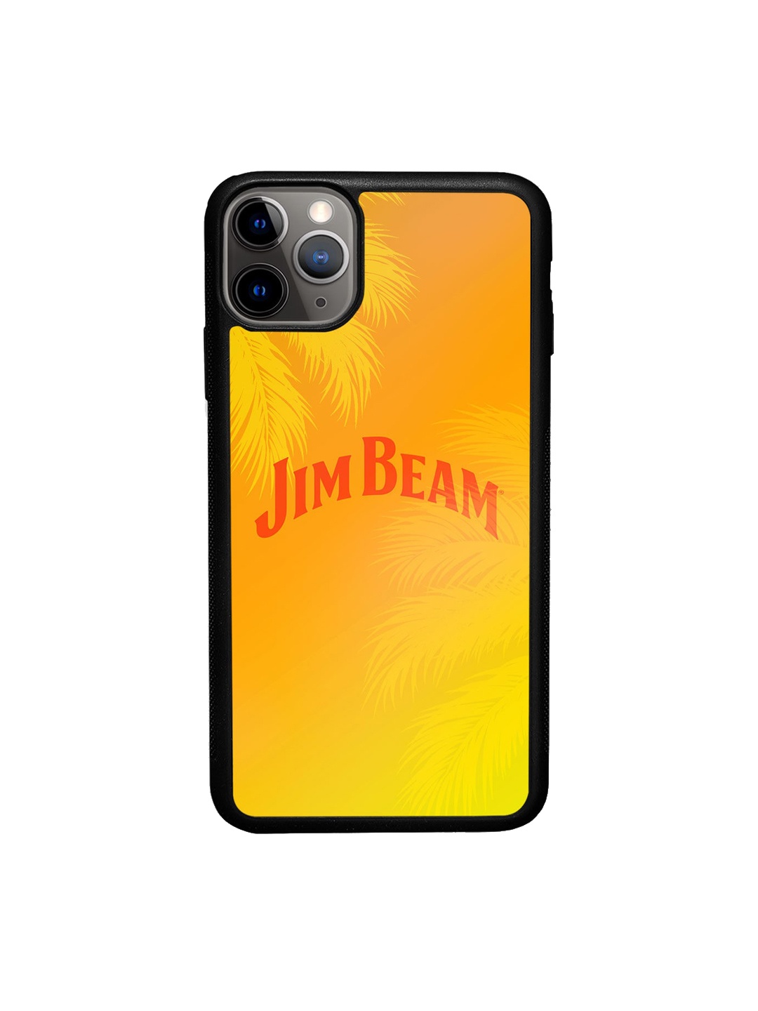 

macmerise Orange Printed iPhone 11 Pro Max Bumper Phone Back Case