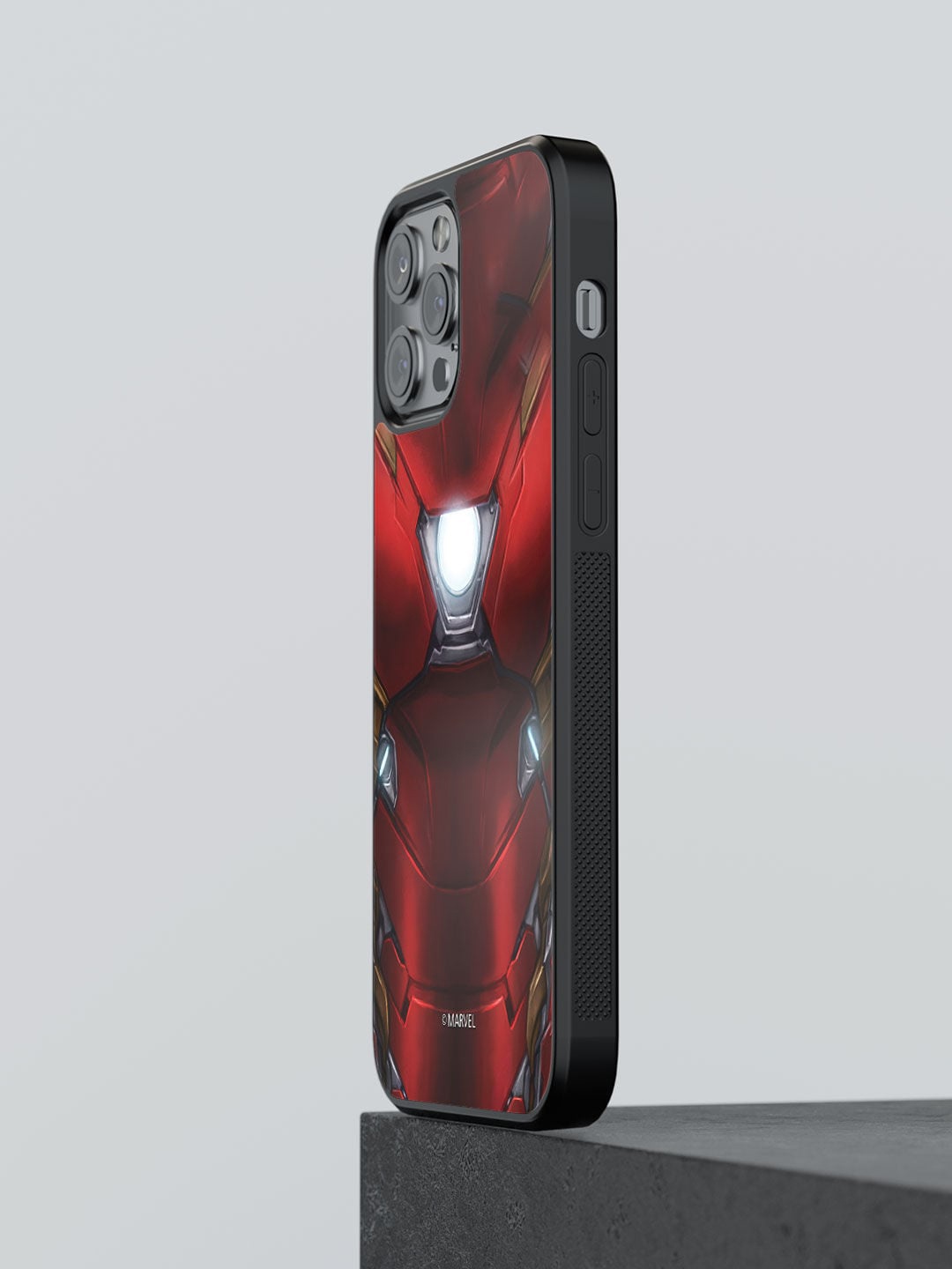 

macmerise Red Ironman Printed iPhone 13 Pro Max Bumper Back Case
