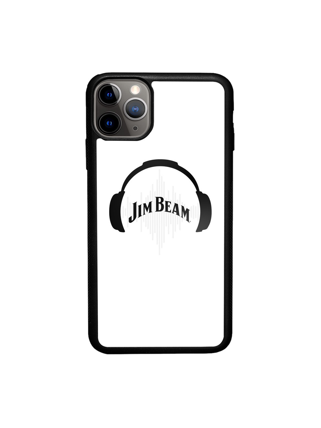 

macmerise White Printed iPhone 11 Pro Max Bumper Phone Back Case