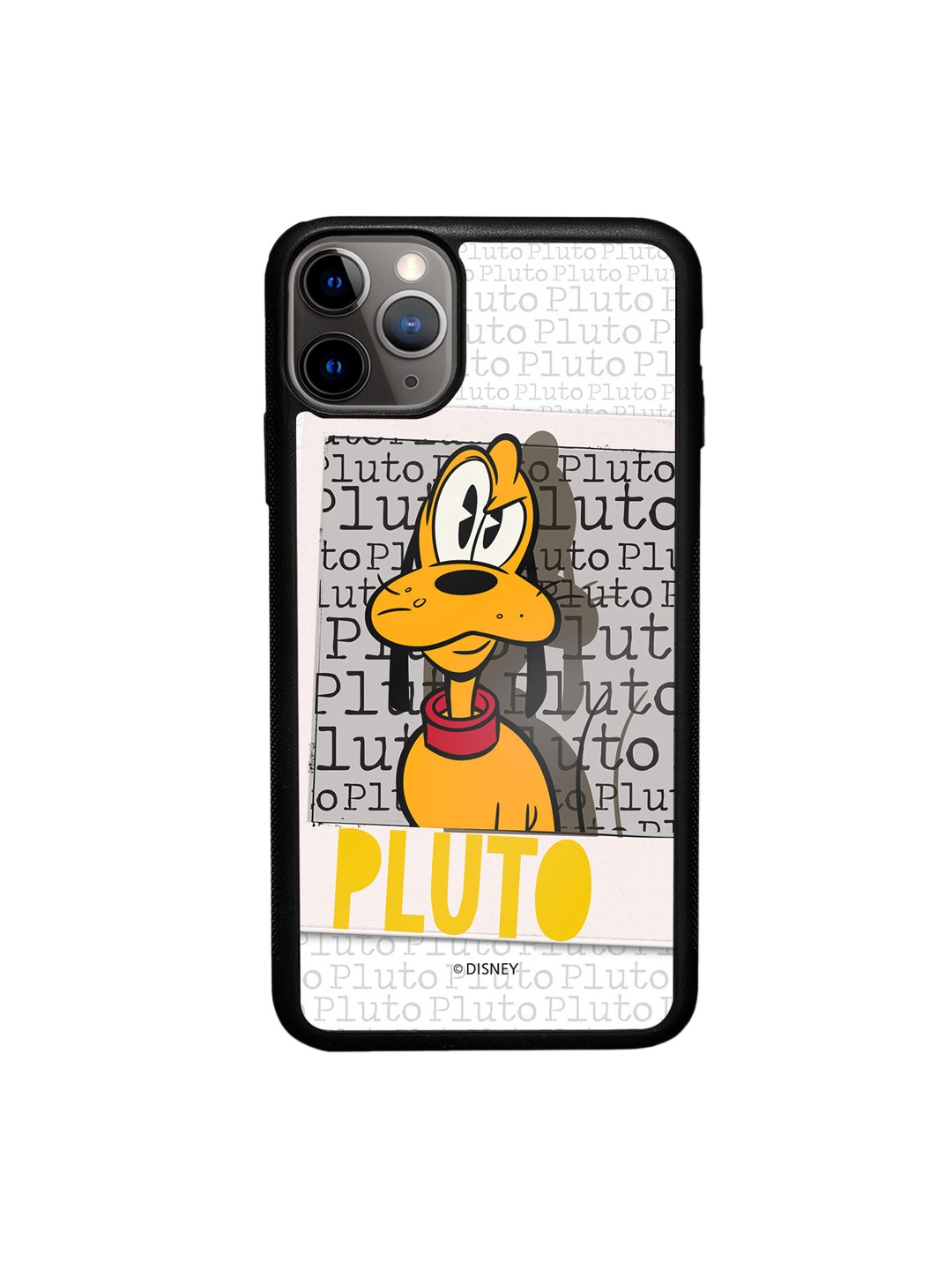 

macmerise Yellow & White Pluto Printed iPhone 11 Pro Max Bumper Phone Back Case