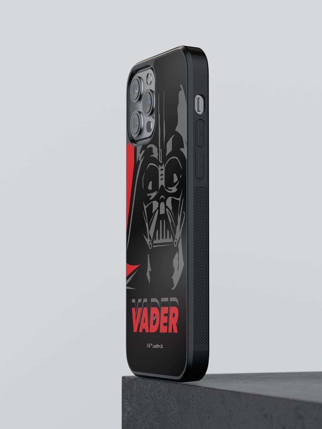 

macmerise Black & Grey Darth Vader Printed iPhone 13 Pro Max Bumper Back Case