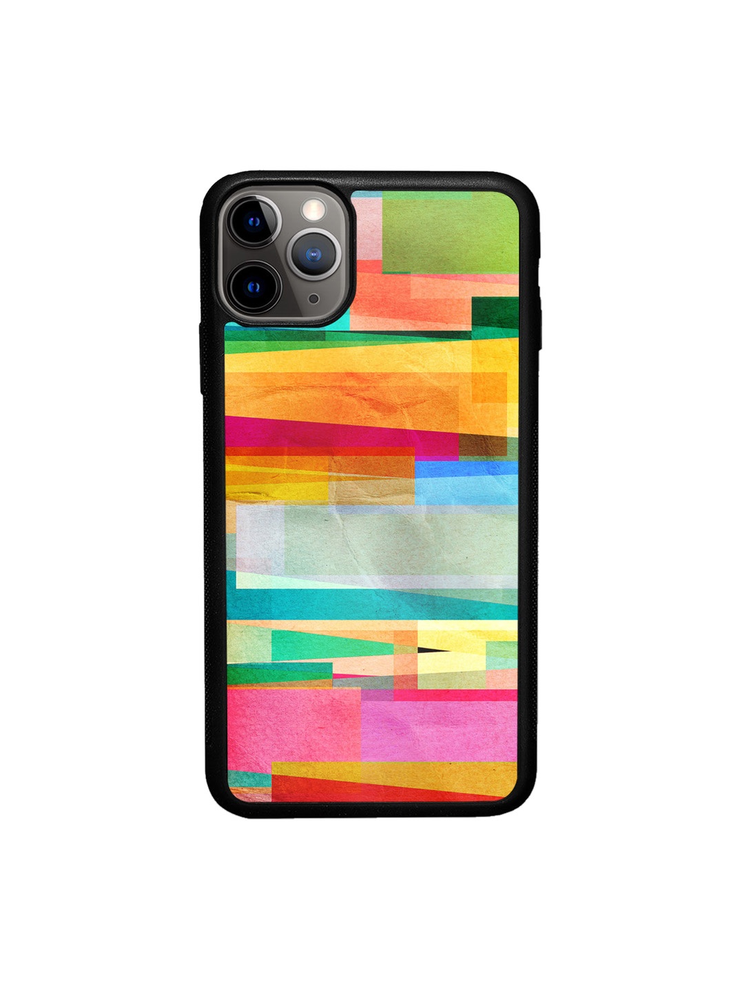

Macmerise Multi-Coloured Printed iPhone 11 Pro Max Bumper Phone Back Case