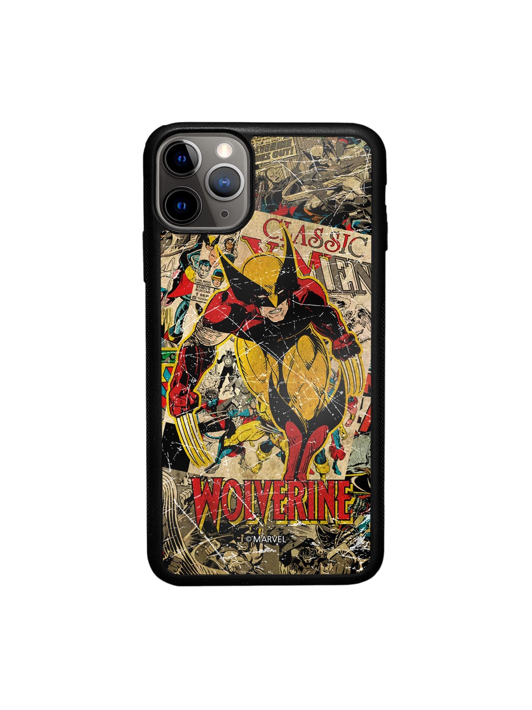 macmerise Yellow & Red Printed iPhone 11 Pro Max Bumper Case