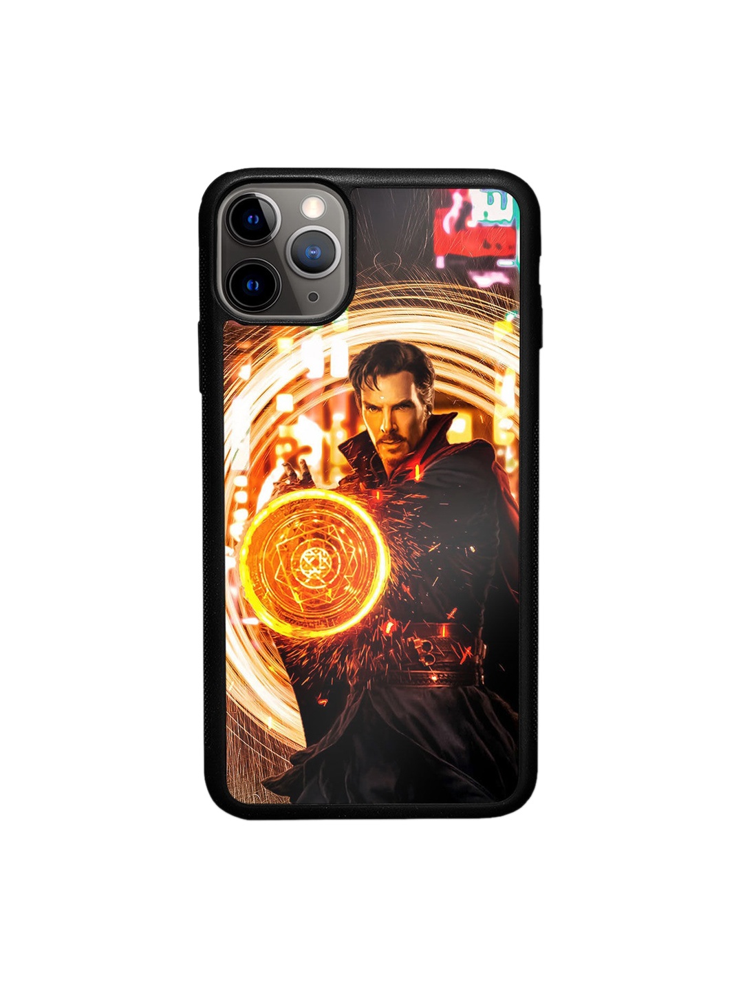 

macmerise Black & Yellow Doctor Strange Printed iPhone 11 Pro Max Bumper Case