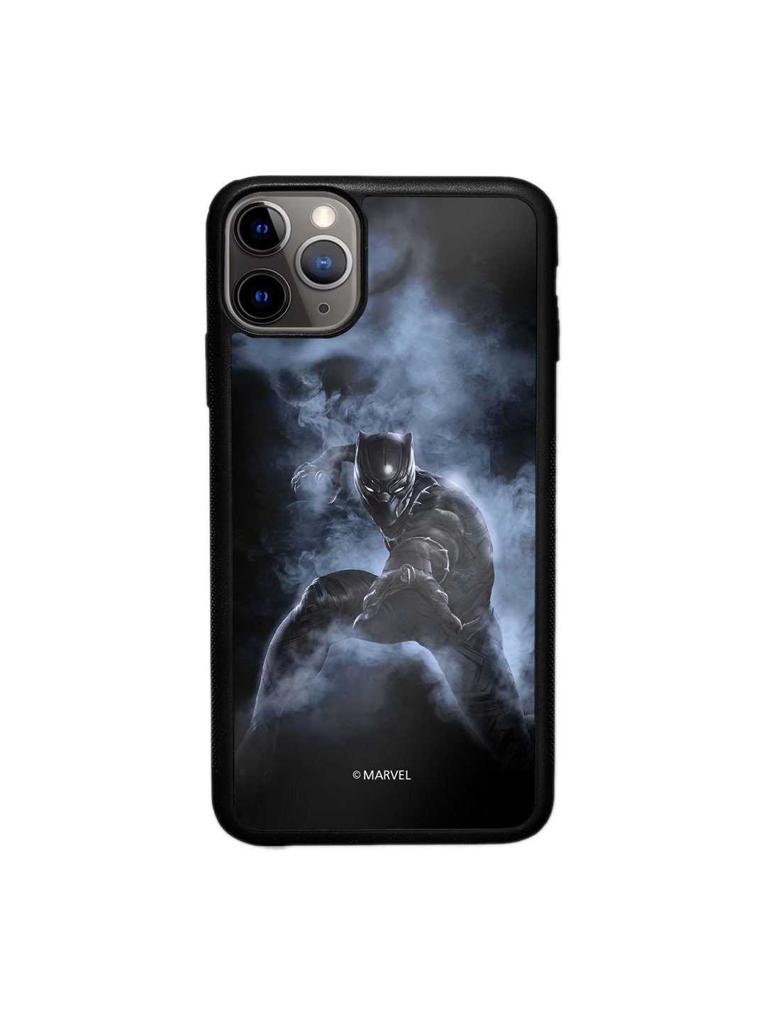 

macmerise Blue & Black Panther Attack Design iPhone 11 Pro Max Bumper Phone Back Case