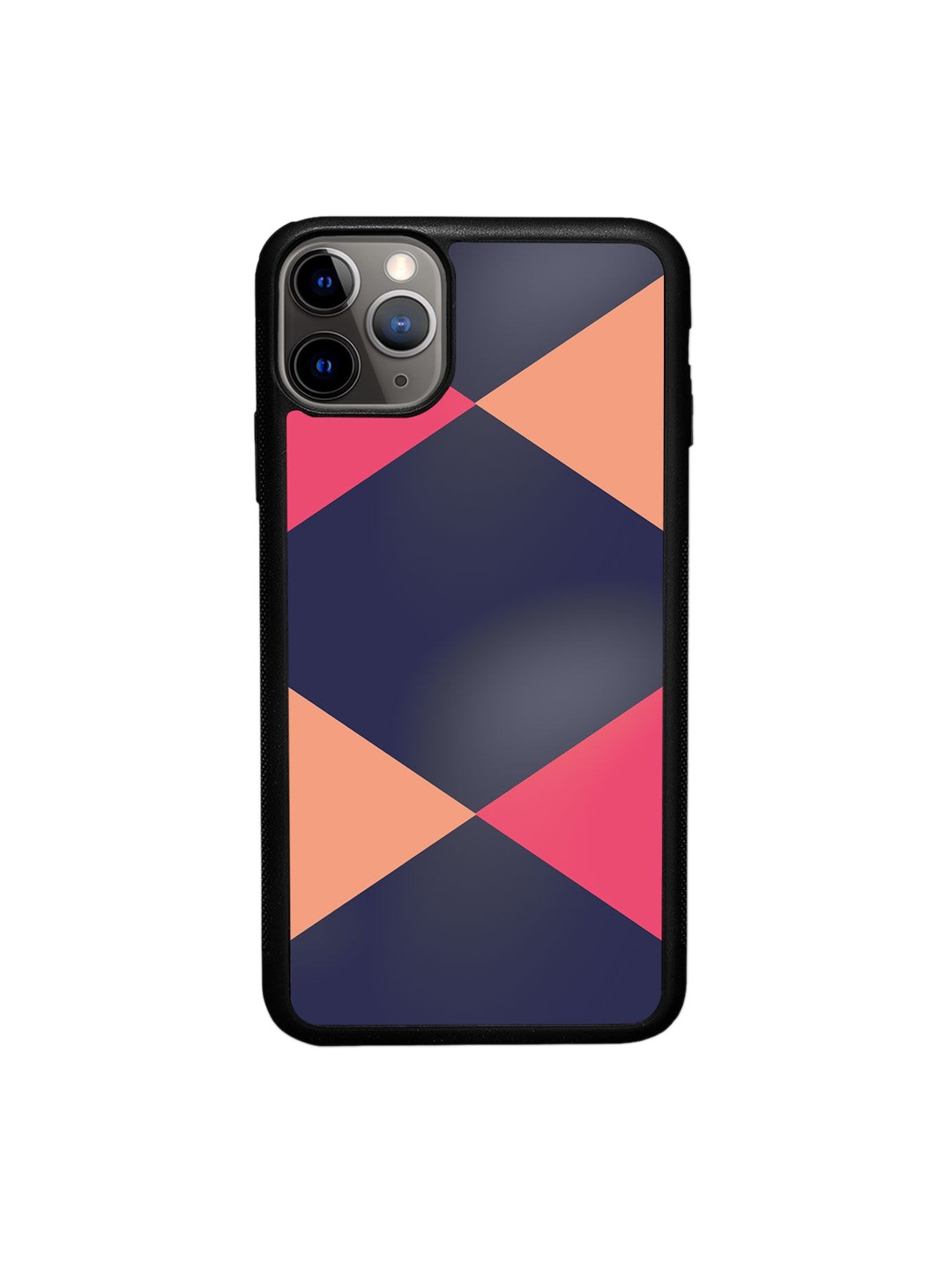 

macmerise Blue & Pink Printed Design iPhone 11 Pro Max Bumper Back Case
