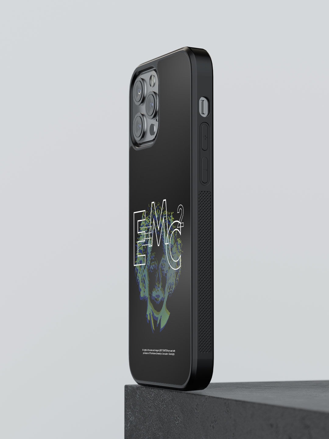 

macmerise Black Printed Mass Energy Equivalence iPhone 12 Pro Max Phone Back Case