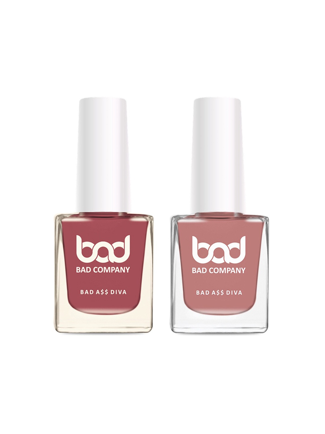 

BAD COMPANY Set Of 4 No Toxin Nail Lacquer - 10ml each, Rust