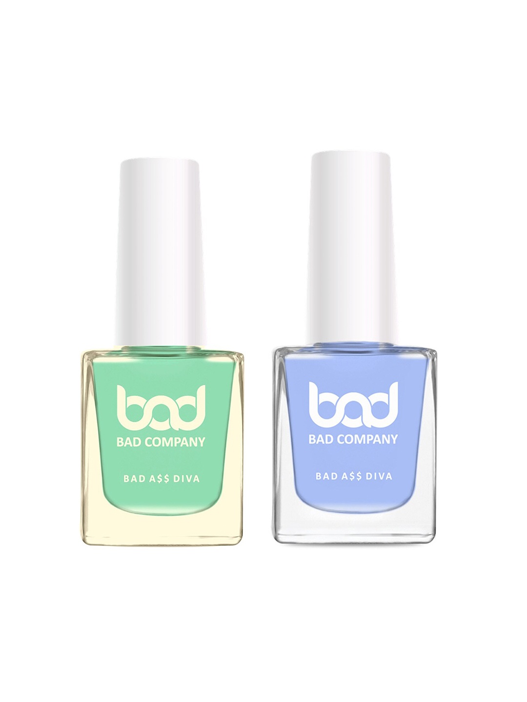 

BAD COMPANY Set Of 5 No Toxin Nail Lacquer - 10ml each, Green