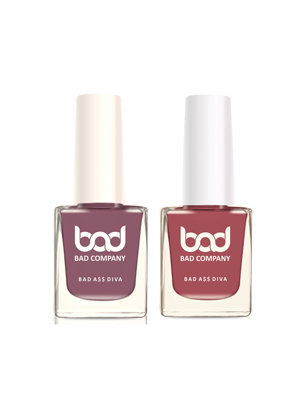 

BAD COMPANY Set Of 6 No Toxin Nail Lacquer - 10ml each, Purple