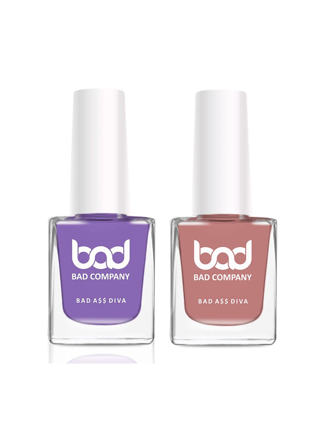 

BAD COMPANY Set Of 3 No Toxin Nail Lacquer - 10ml each, Brown