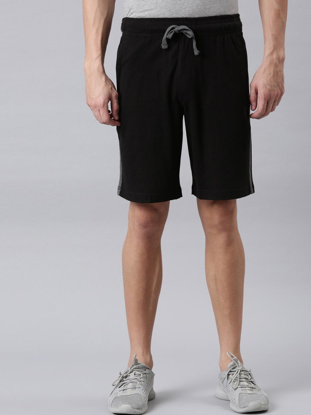 

FASO Men Black Organic Cotton Shorts