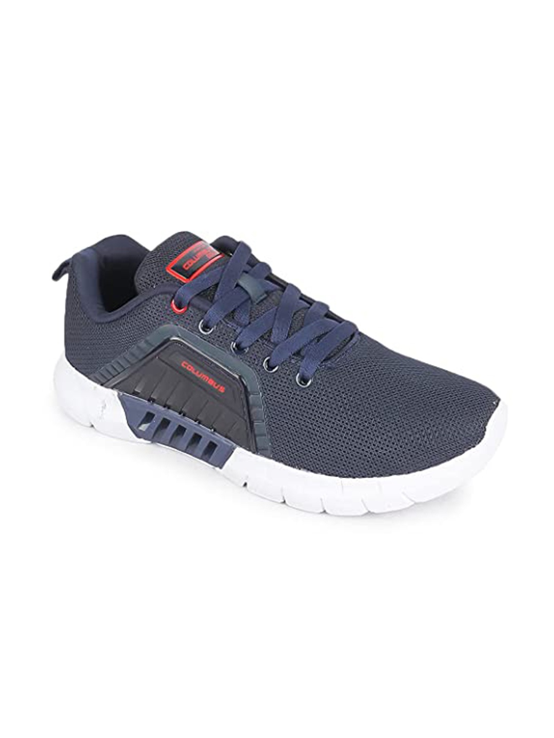 

Columbus Men Navy Blue Mesh Running Shoes