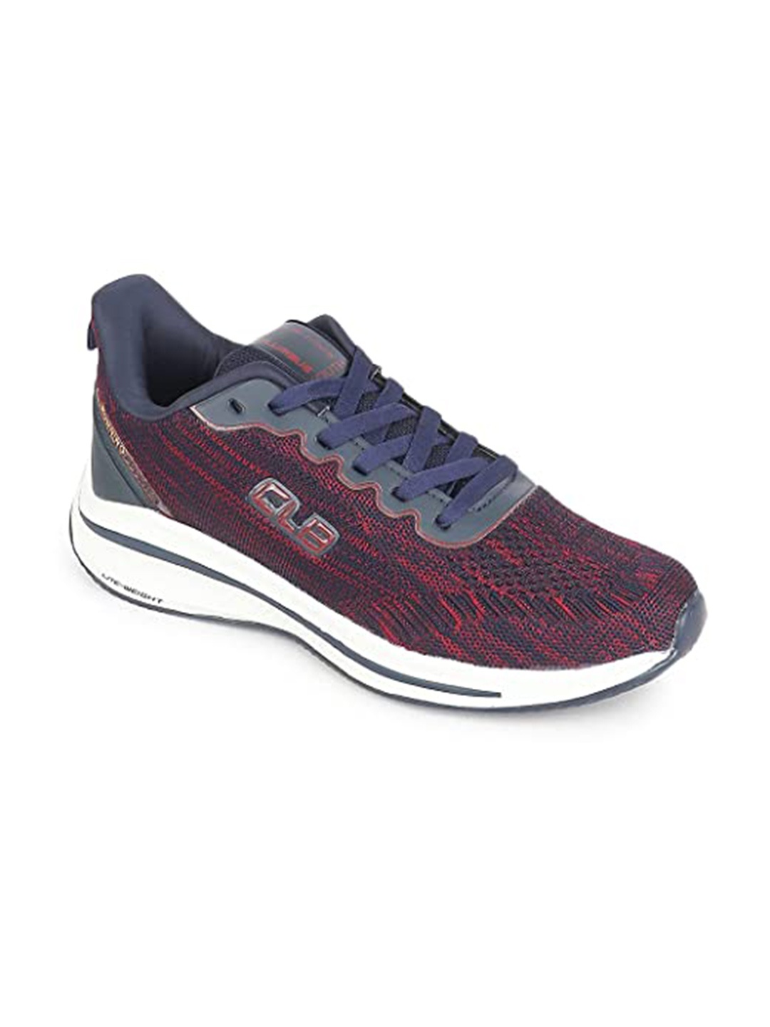 

Columbus Men Navy Blue & Rust Lace-Ups Mesh Running Sports Shoes