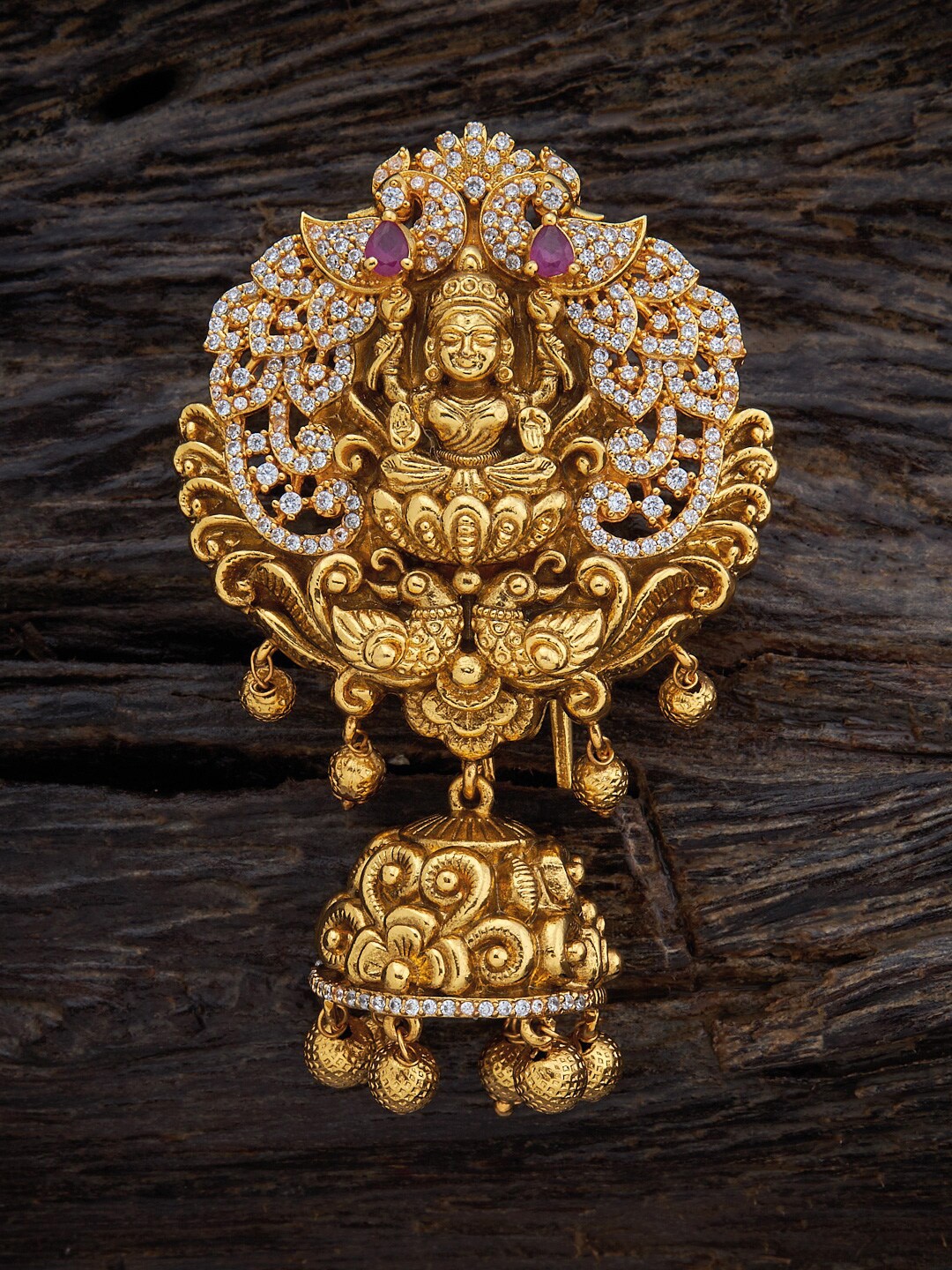 

Kushal's Fashion Jewellery Women Pink & White Embellished U Pins