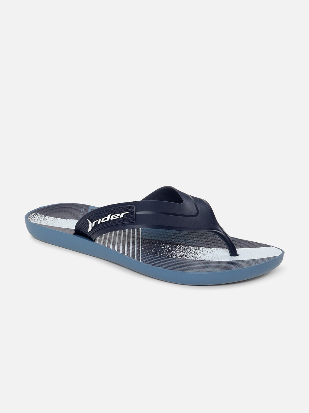

Rider Men Blue & White Printed Thong Flip-Flops