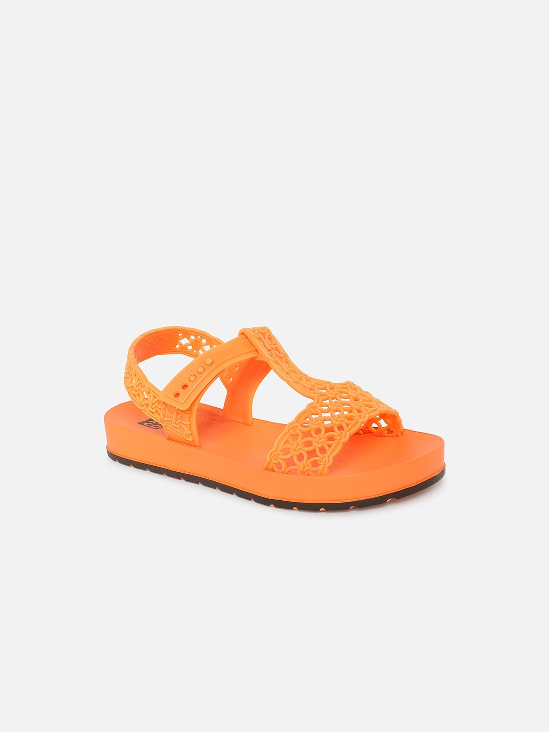 

Zaxy Women Open Toe Flats, Orange