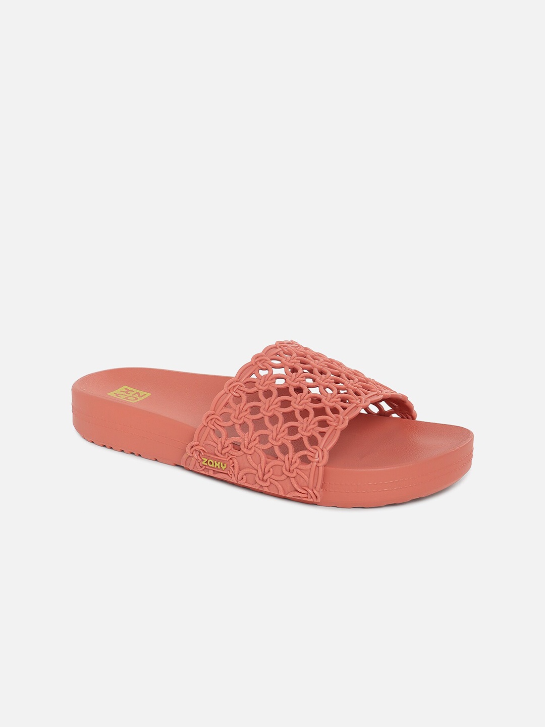 

Zaxy Women Open Toe Flats, Nude