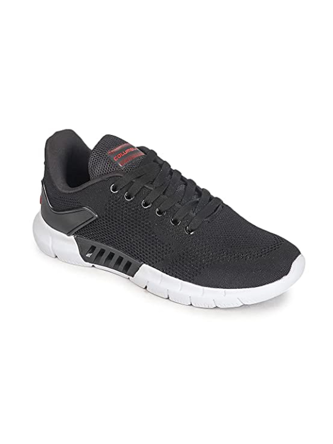 

Columbus Men Black Mesh Running Shoes