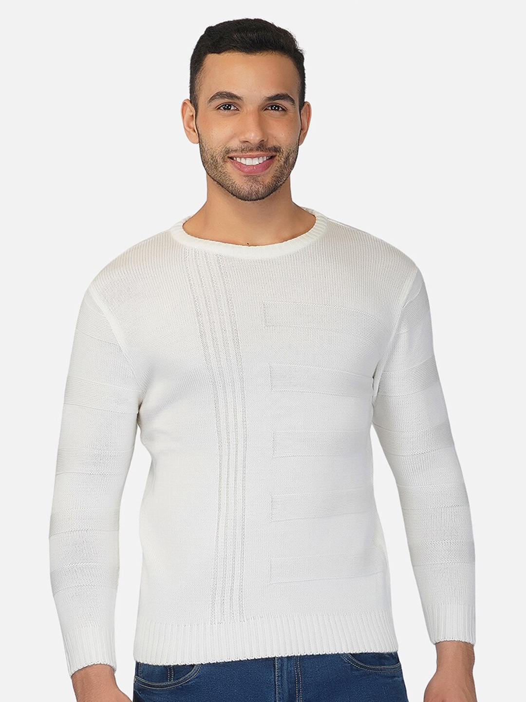 

JoE Hazel Men White Pullover