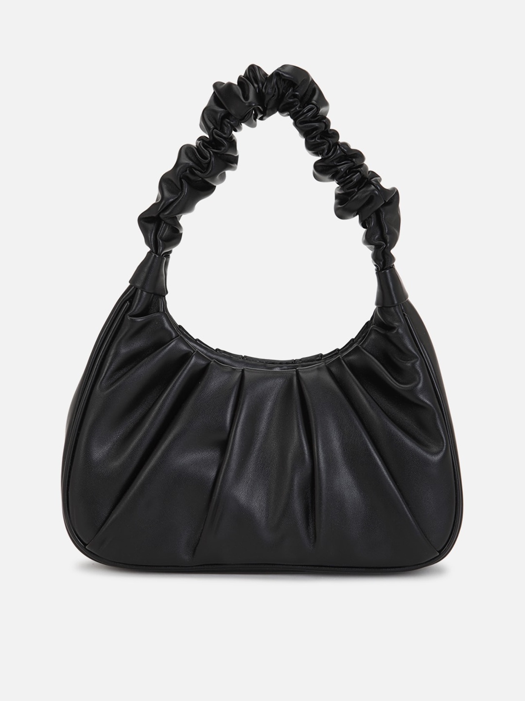 

FOREVER 21 Black Structured Handheld Bag