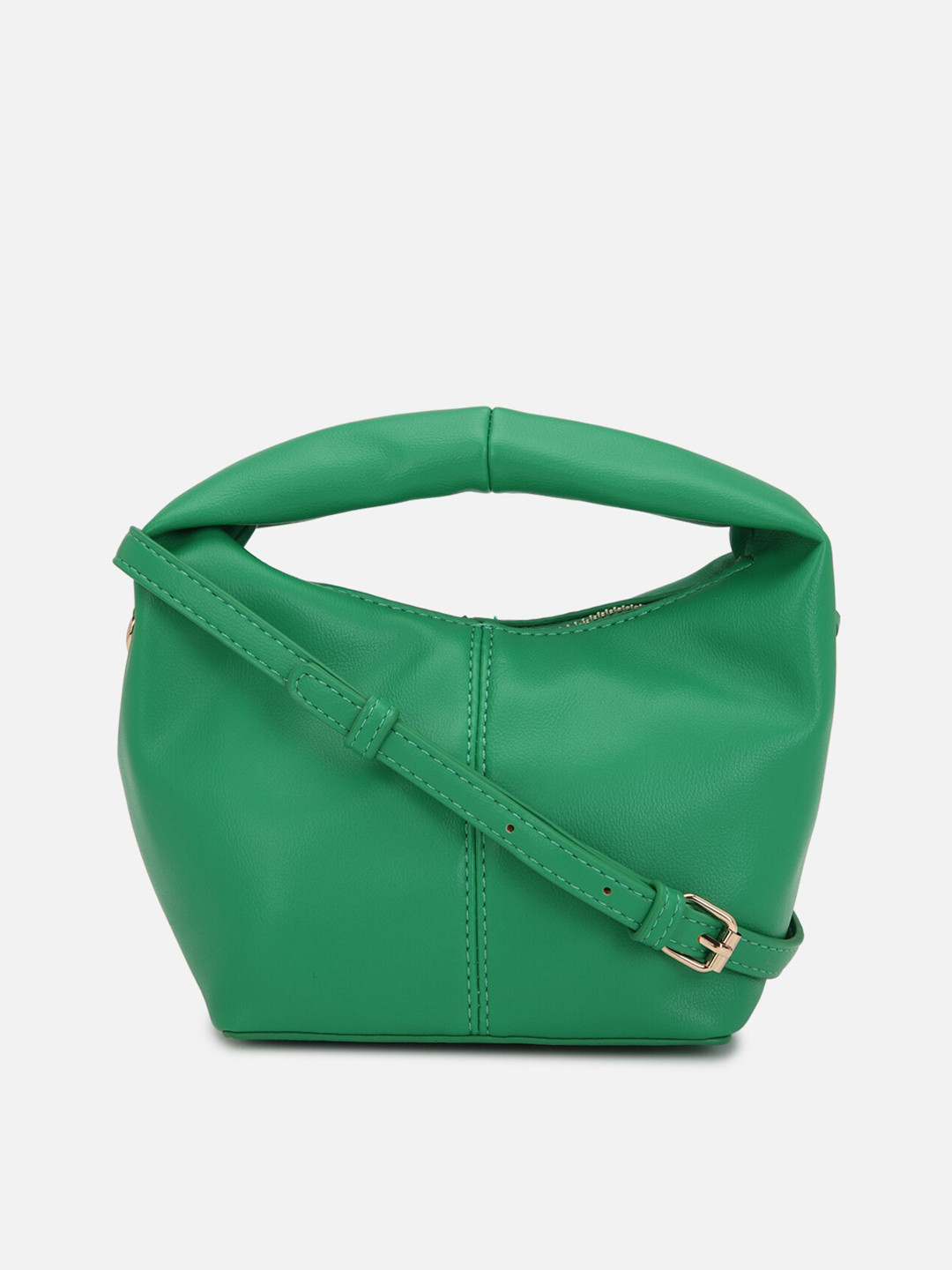 

FOREVER 21 Green Structured Handheld Bag