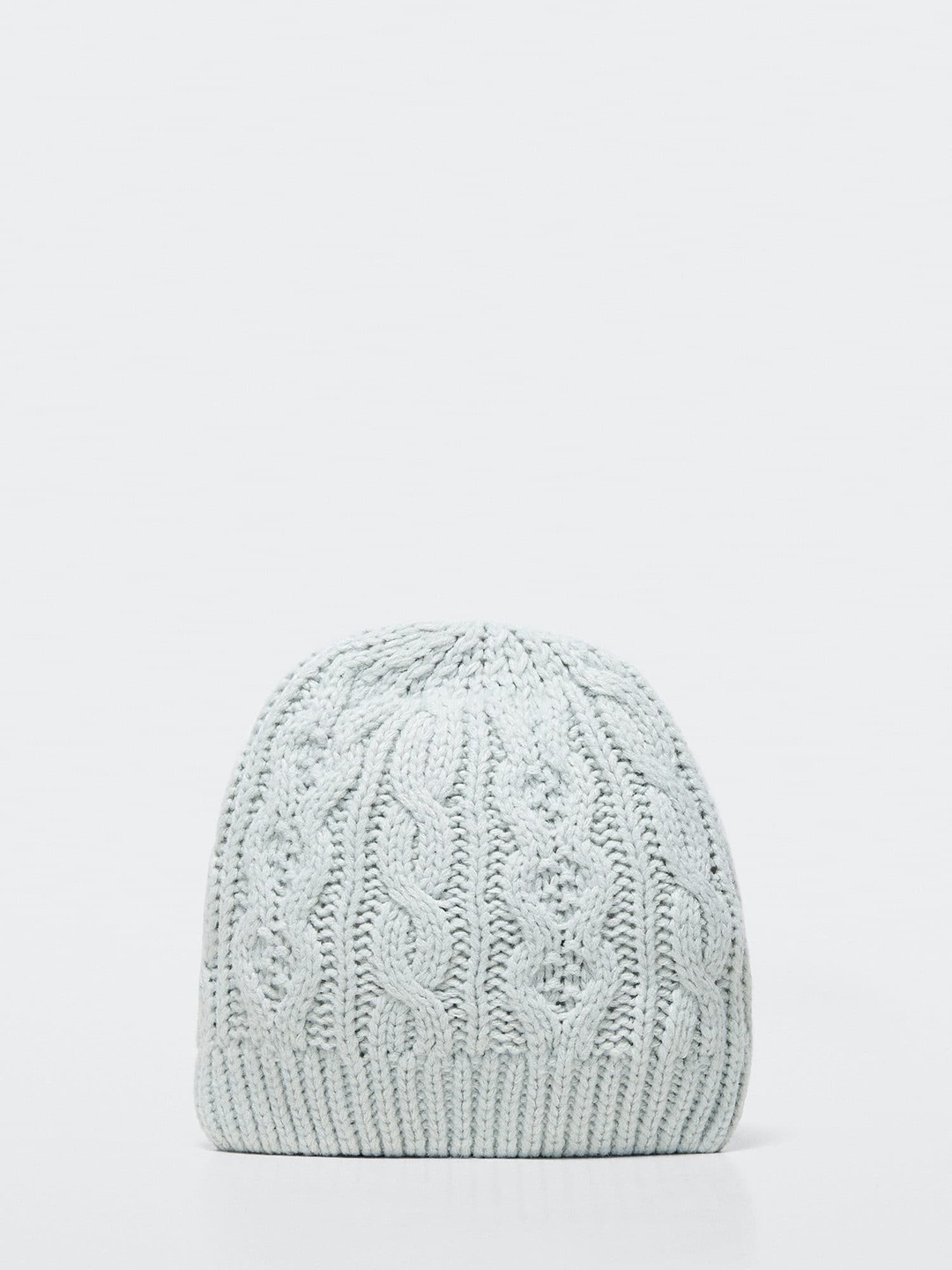 

Mango Kids Girls Self Design Beanie, Green