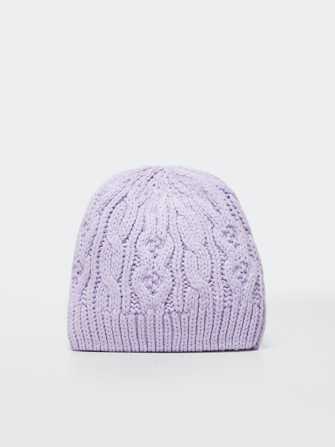 

Mango Kids Girls Self Design Beanie, Lavender