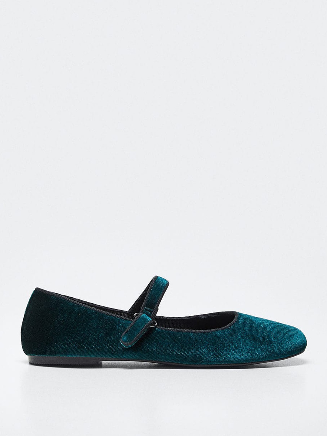 

Mango Kids Girls Round Toe Ballerinas, Green