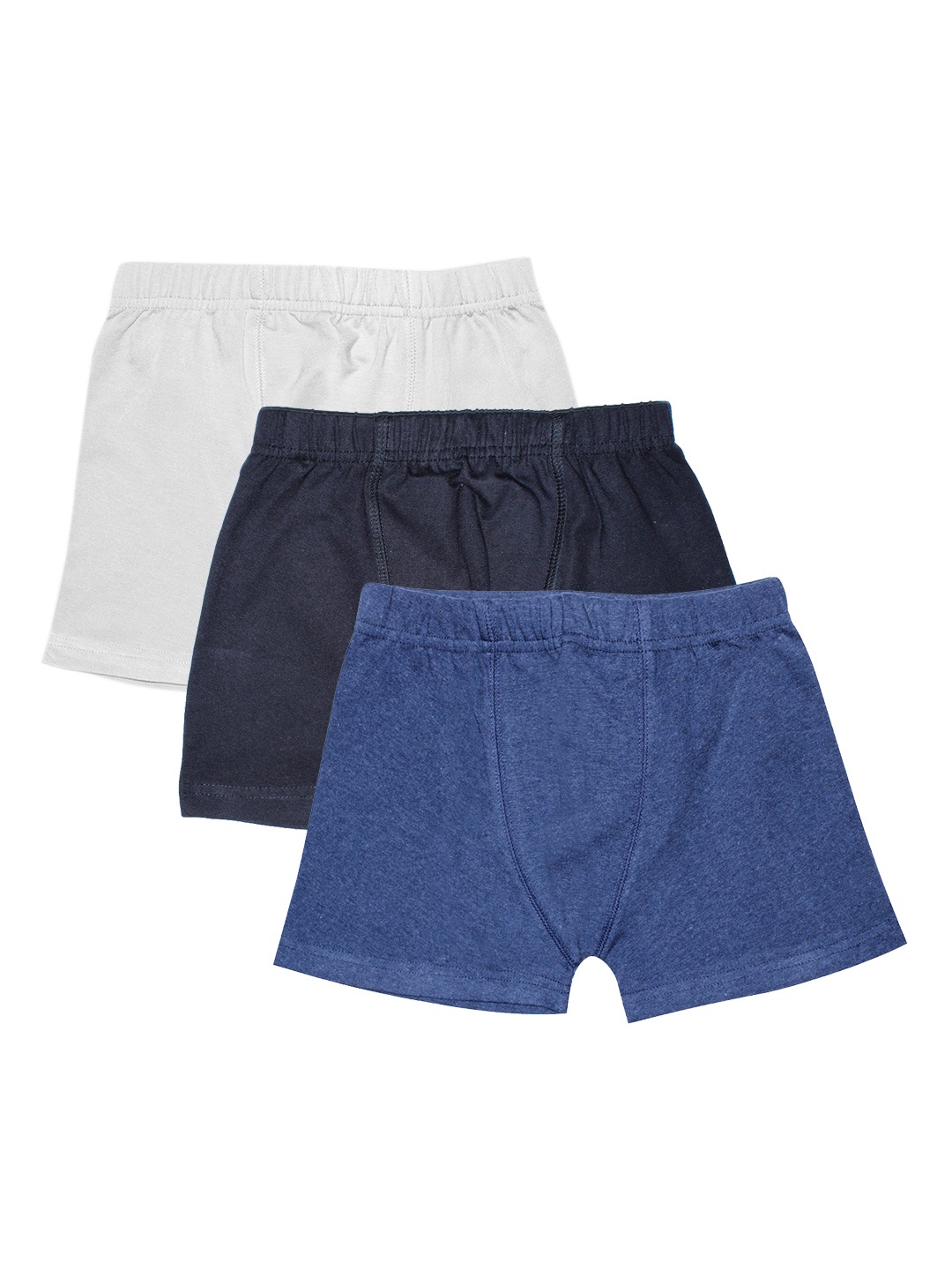 

KiddoPanti Boys Pack Of 3 Solid Boxers, White