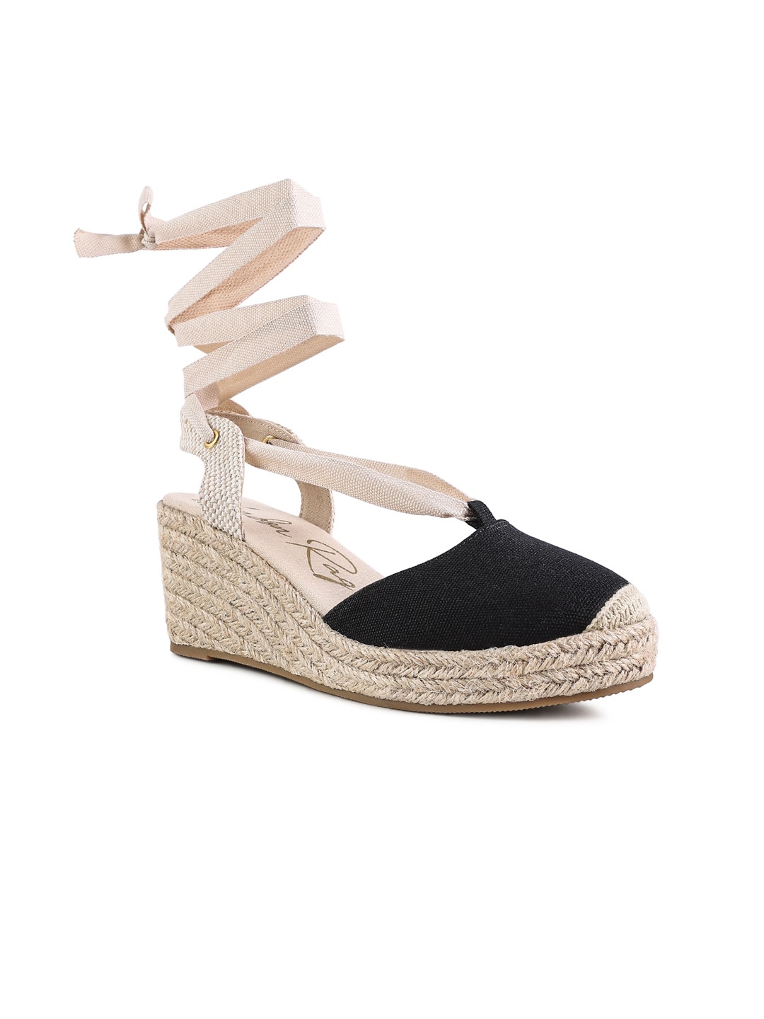 

London Rag Women Black Wedge Pumps