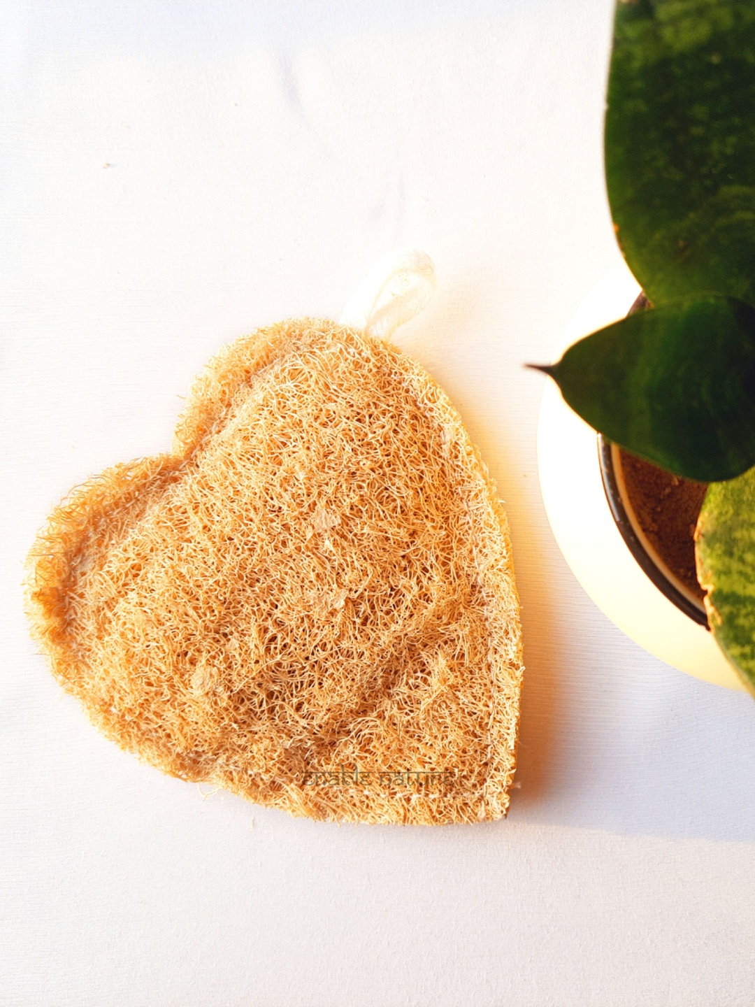 

Enable Nature Natural Heart Shape Body Loofah Sponge - Cream
