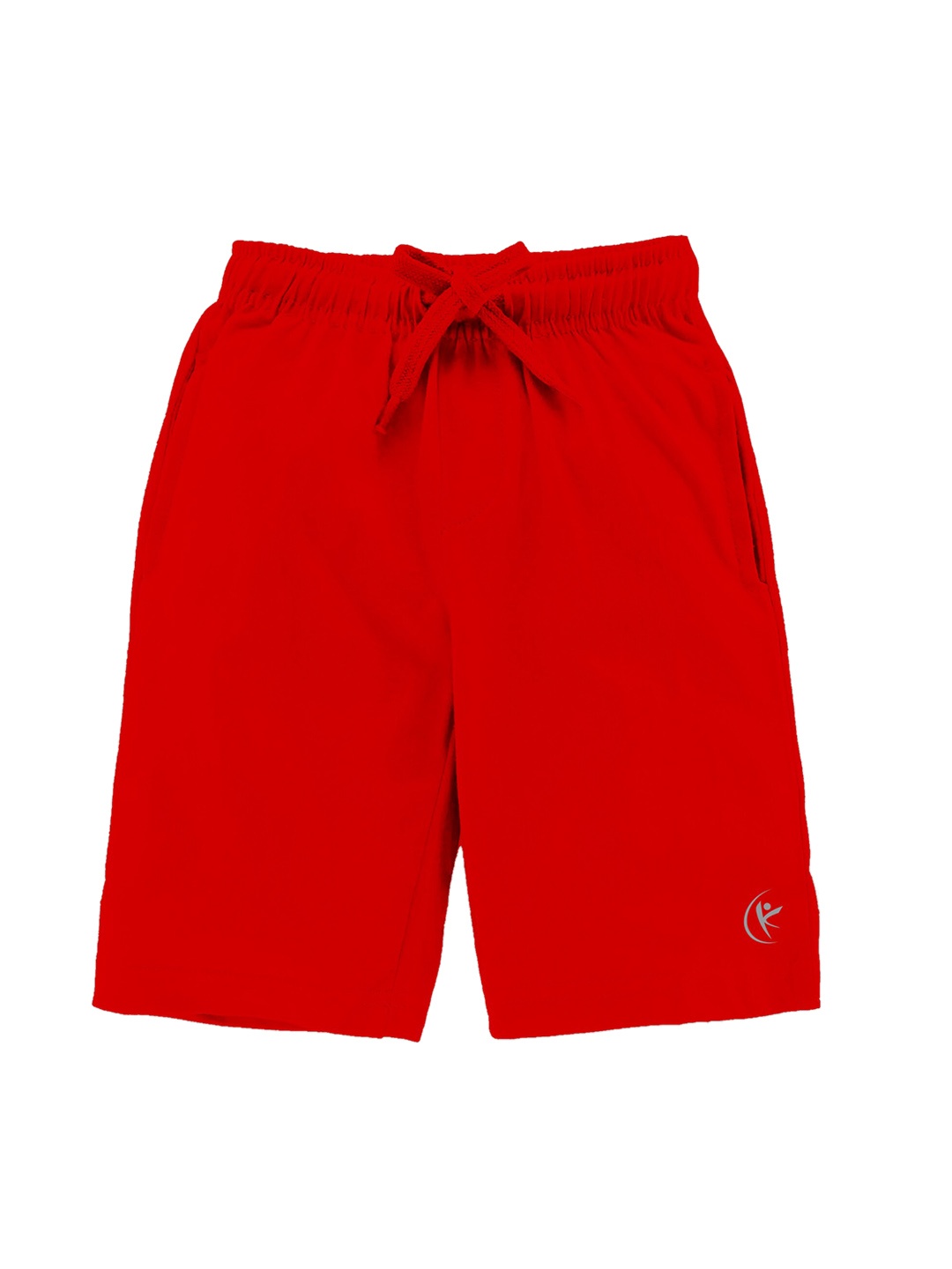 

KiddoPanti Boys Red Cotton Shorts