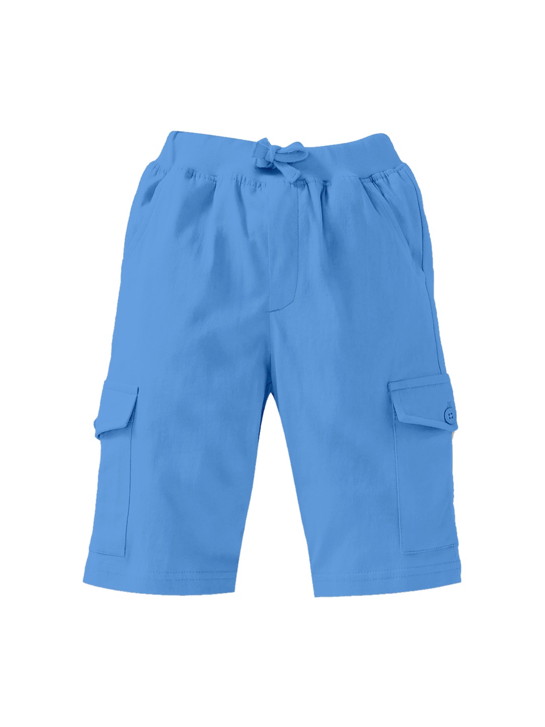 

KiddoPanti Boys Blue Cotton Shorts