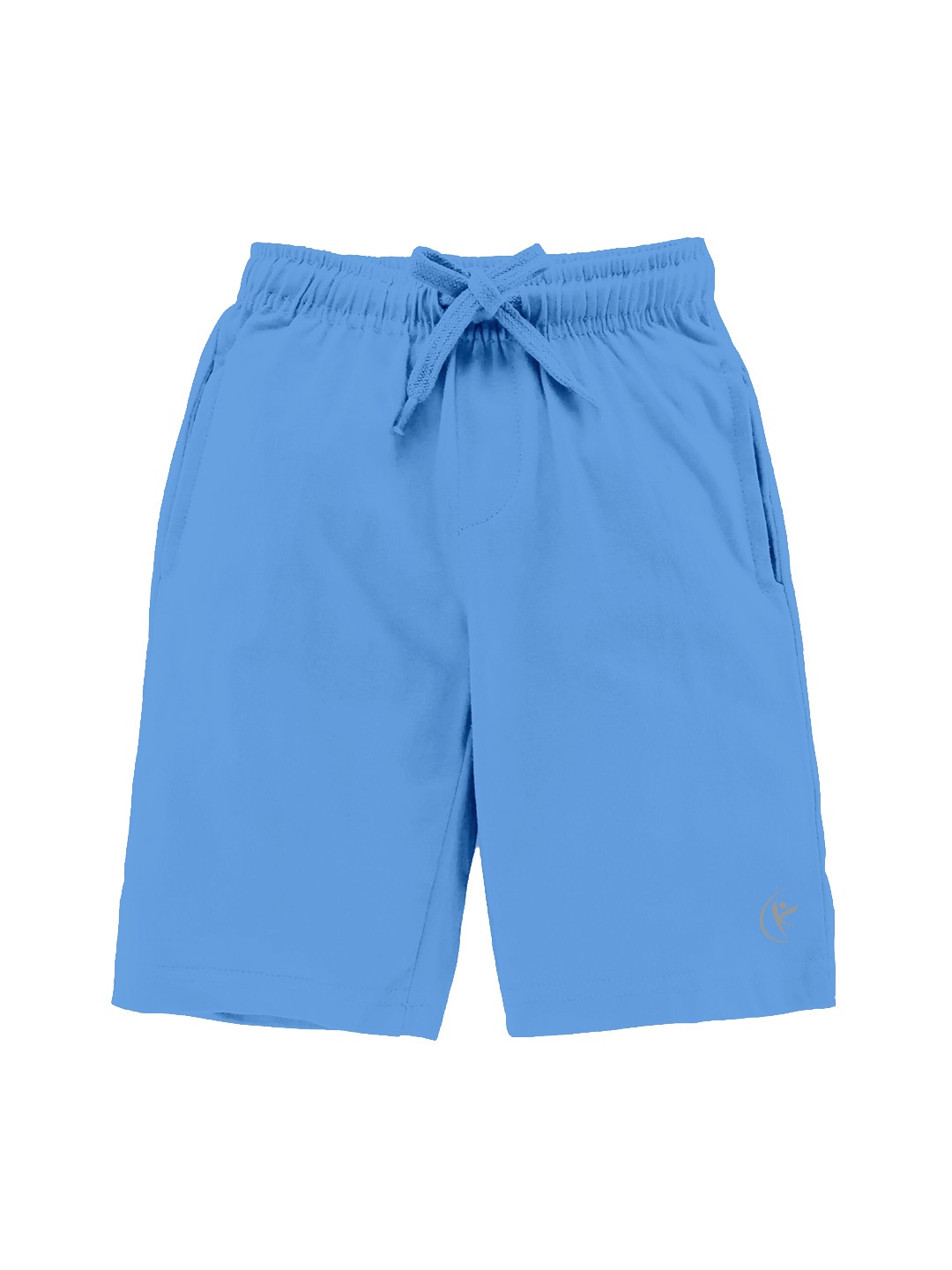 

KiddoPanti Boys Blue High-Rise Cotton Shorts