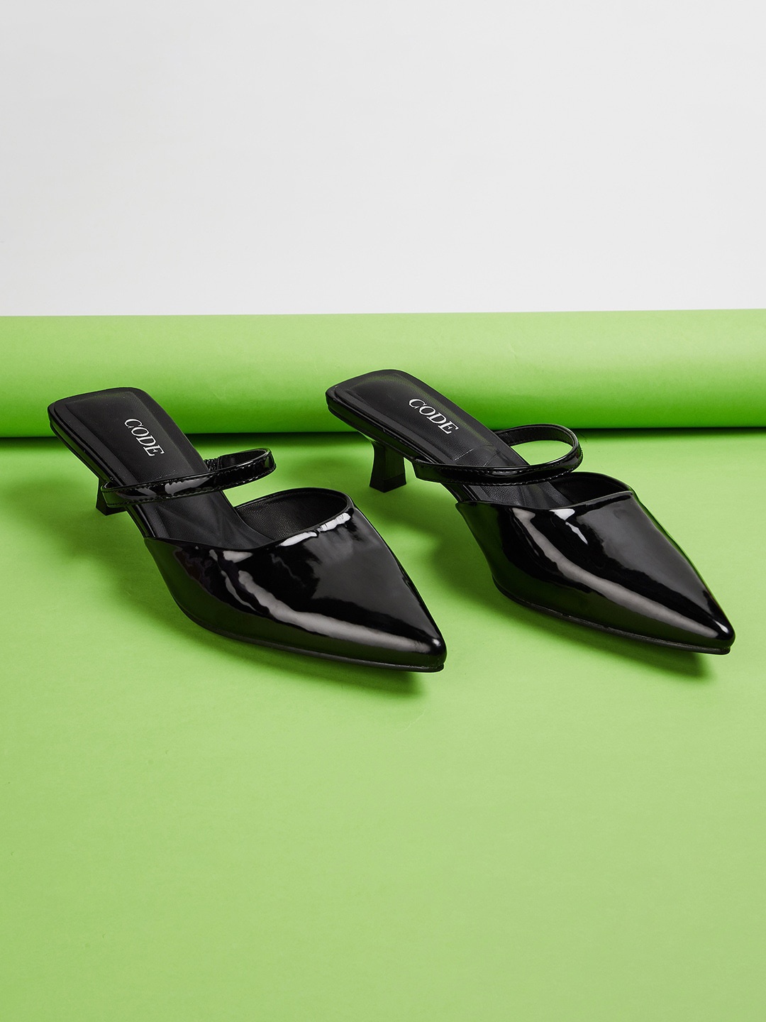 

CODE by Lifestyle Women Black Mules