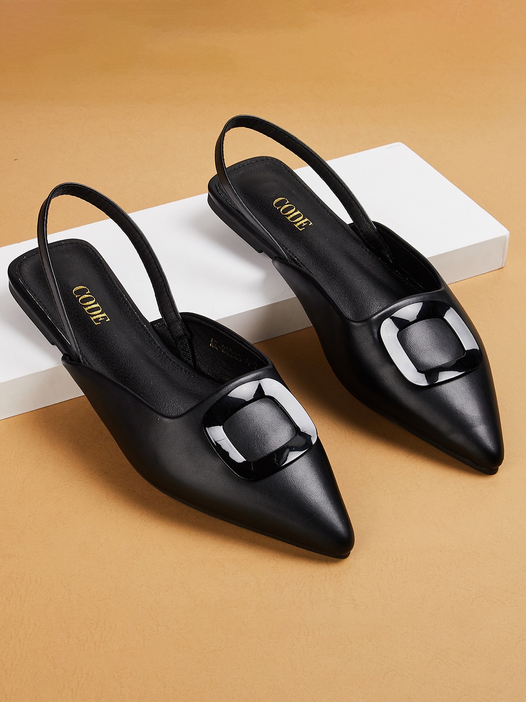 

CODE by Lifestyle Women Black Mules