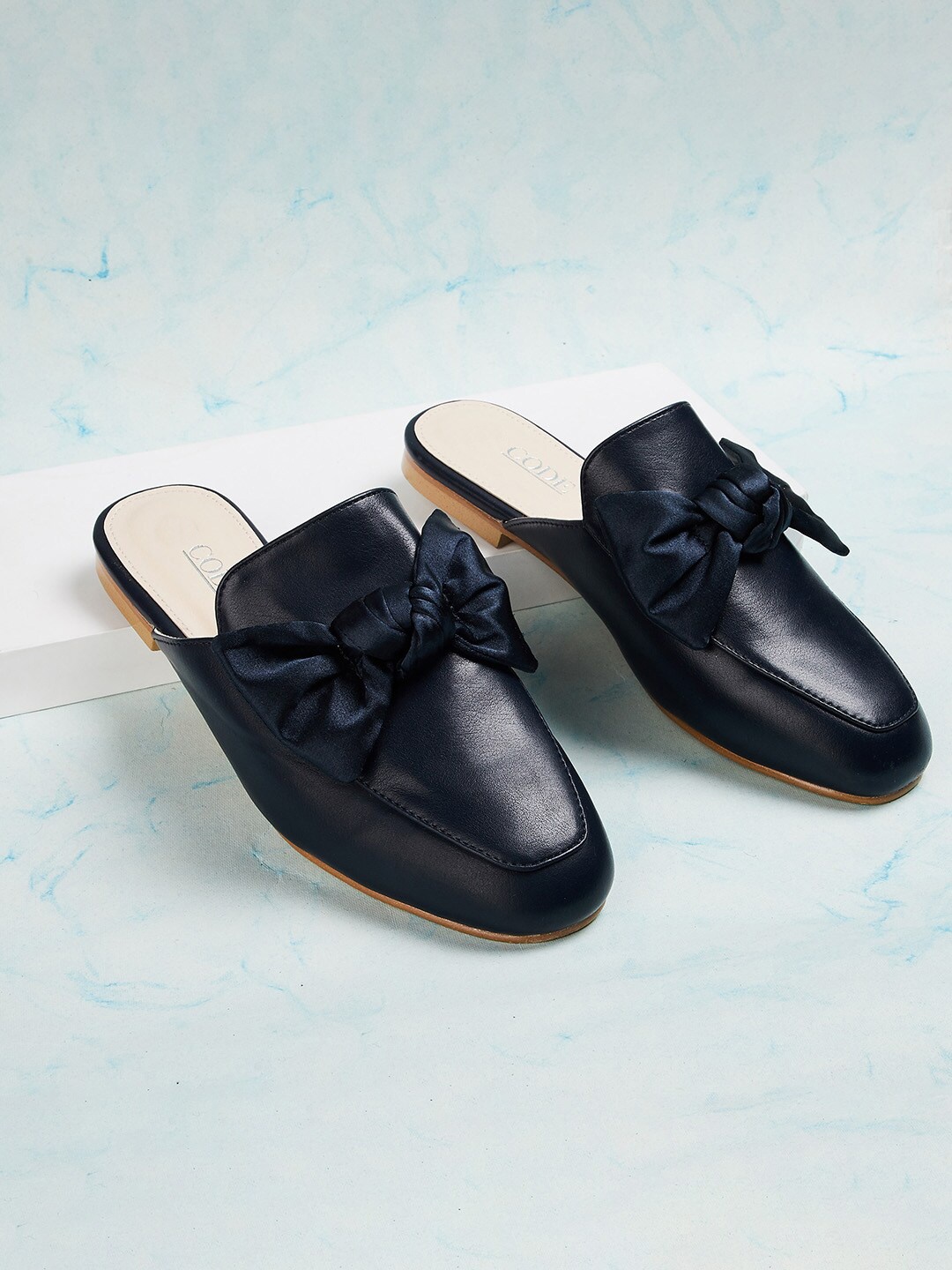 

CODE by Lifestyle Women Navy Blue Mules