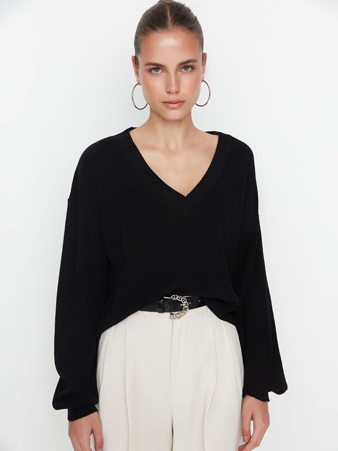 

Trendyol Women Black Pullover