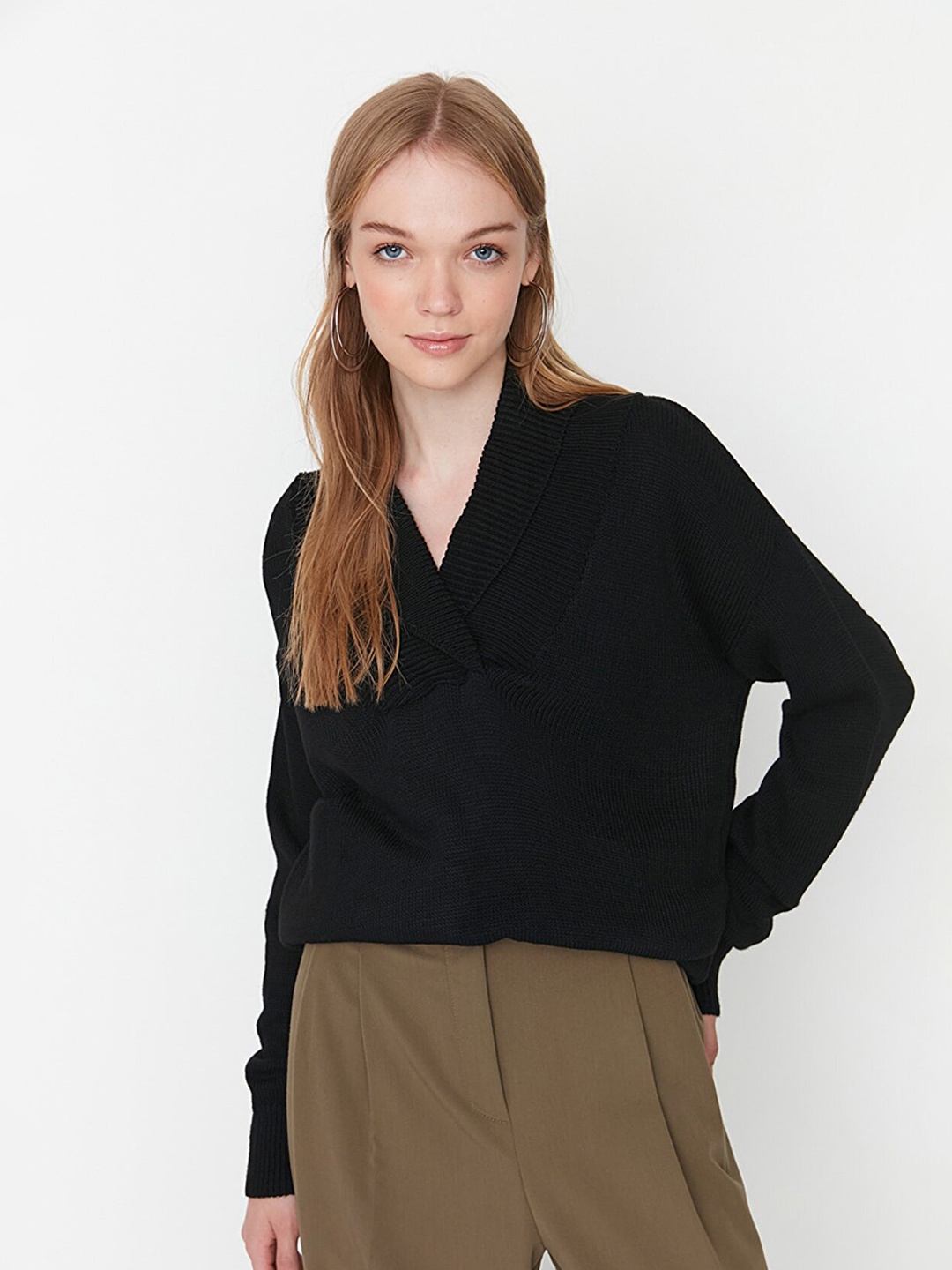 

Trendyol Women Black Pullover