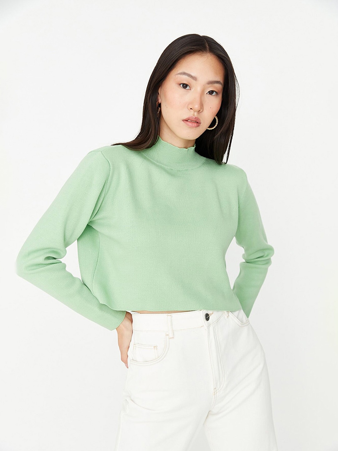 

Trendyol Women Green Pullover