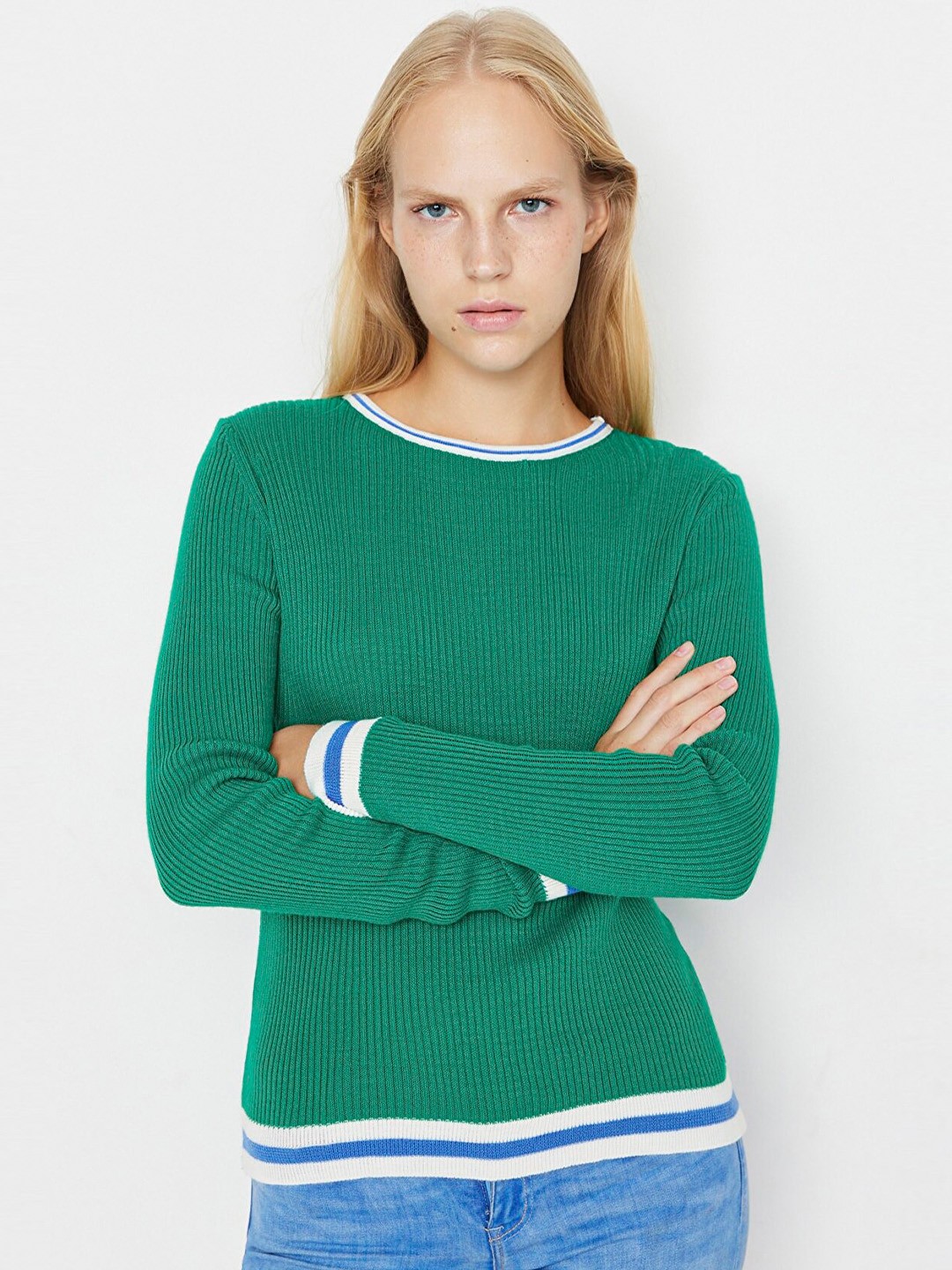 

Trendyol Women Green Pullover