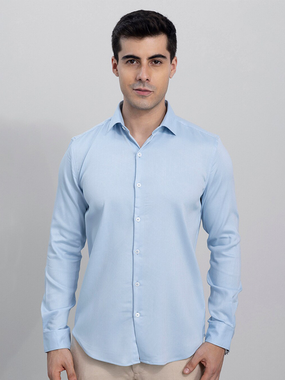

Snitch Men Blue Slim Fit Casual Shirt