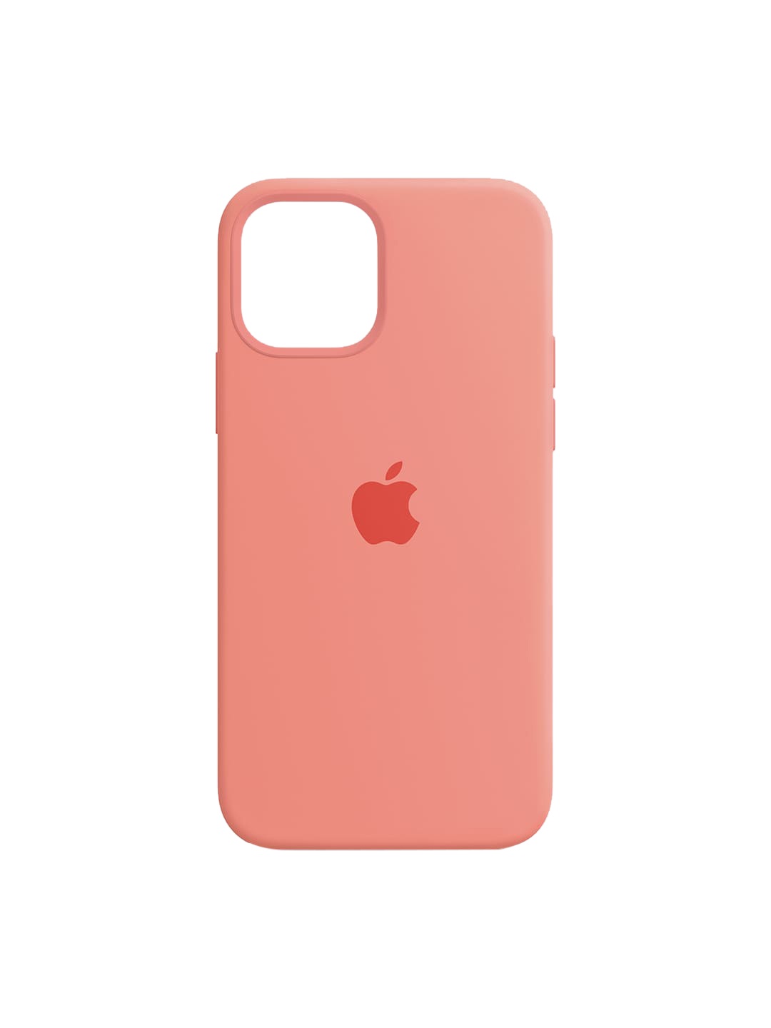 

TREEMODA Peach-Coloured Solid Silicone Apple iPhone 14 Pro Back Case