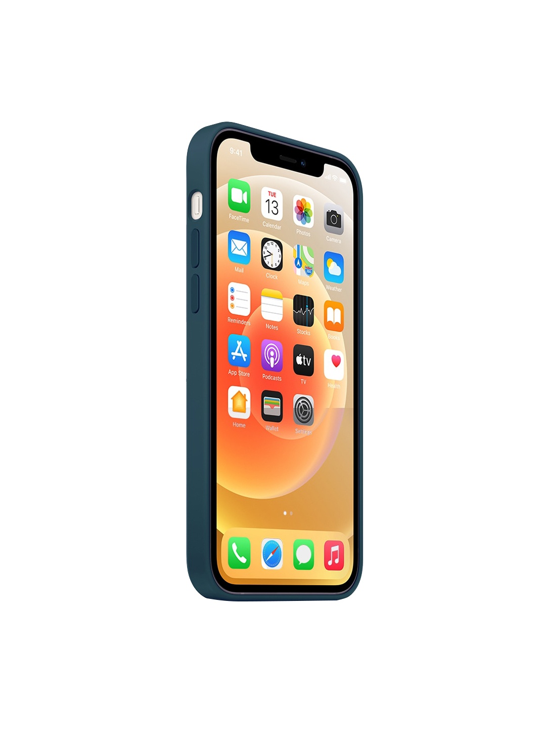 

TREEMODA Teal Blue Solid iPhone 12 Pro Phone Covers