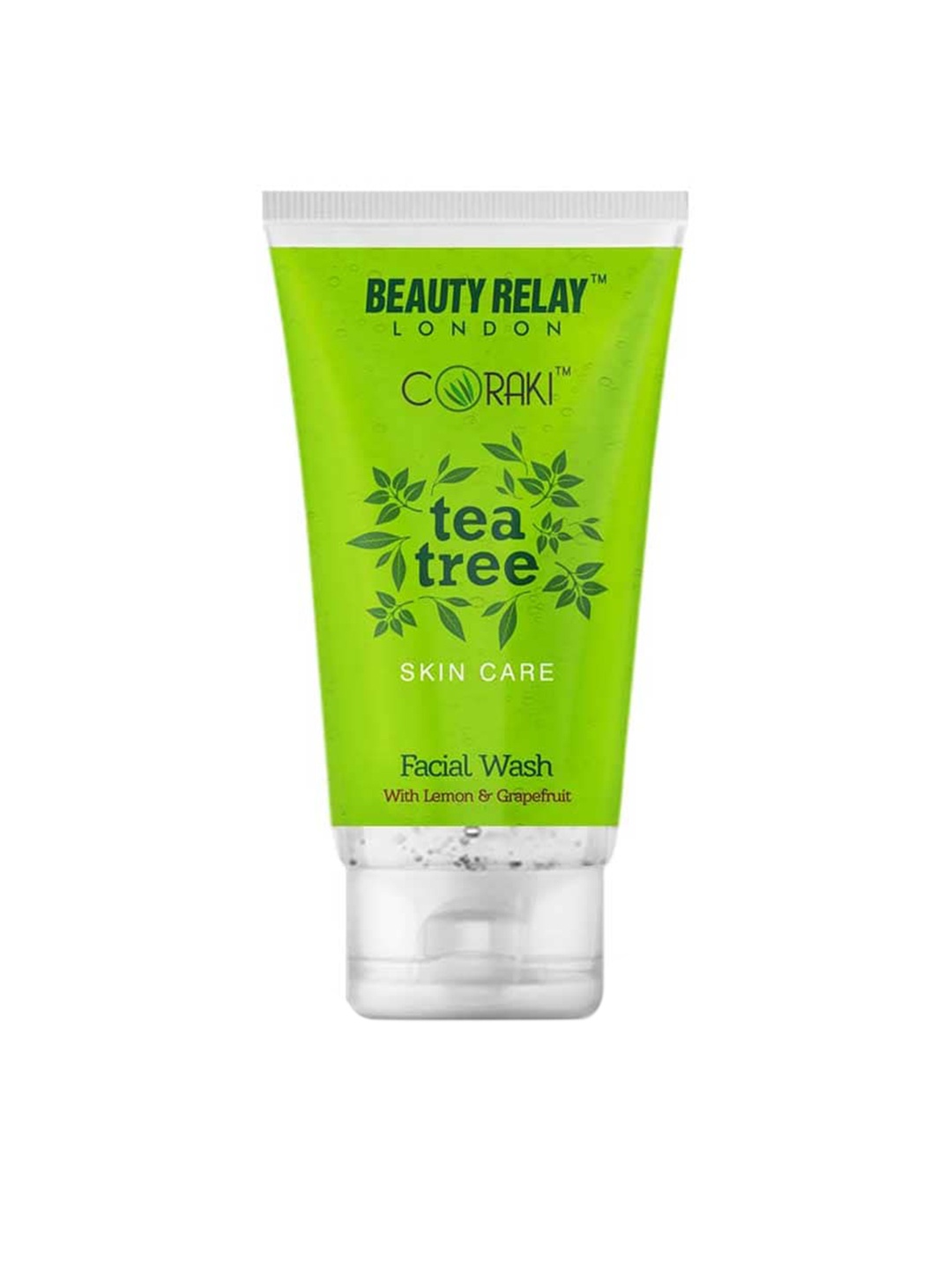 

BeautyRelay London Tea Tree Facial Wash For Blemished Skin - 200ml, Green