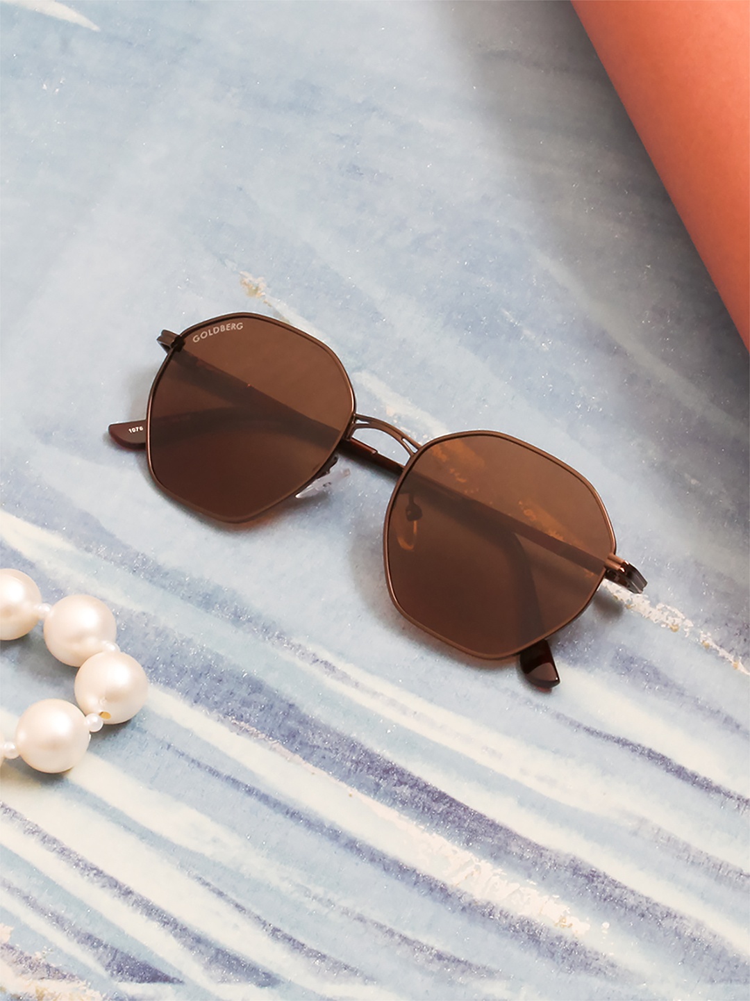 

Gold Berg Brown Lens & Brown Sunglasses with UV Protected Lens GB-1076_BRN