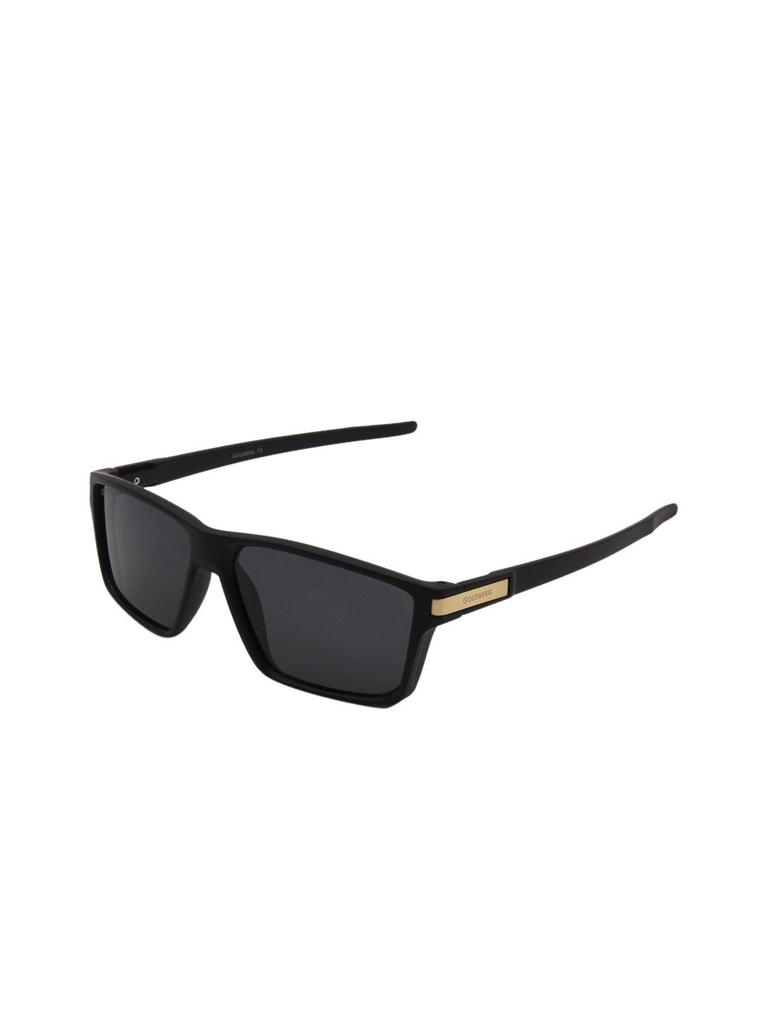 

Gold Berg Grey Lens & Black Wayfarer Sunglasses with UV Protected Lens GB-1021_C2